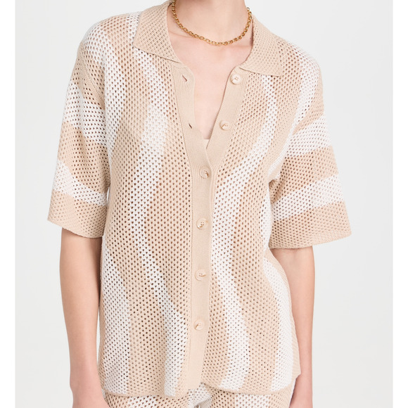 Seven Wonders Zanzibar Top in Tan - Picture 1 of 2
